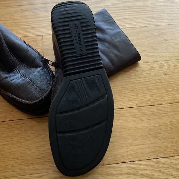 Liz Claiborne flex zone  leather boots - Picture 2 of 4